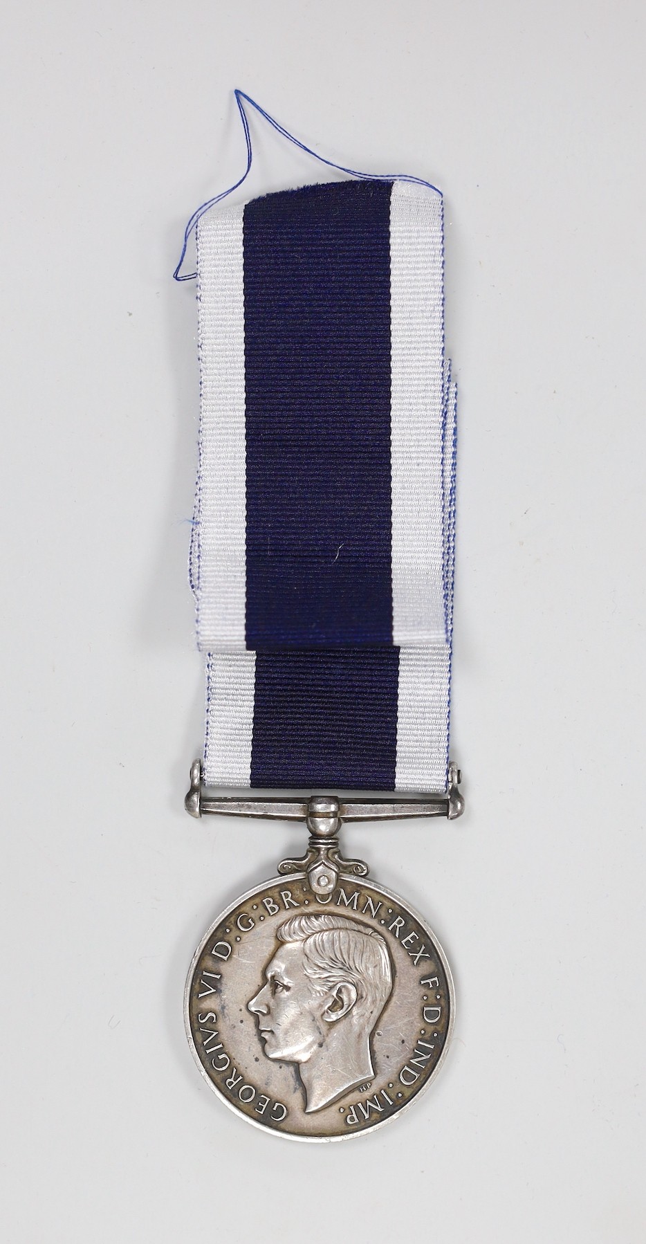 A Royal Navy Long Service and Good Conduct medal to k.62909 DRAGE STO.1. HMS COURAGEOUS, George VI issue